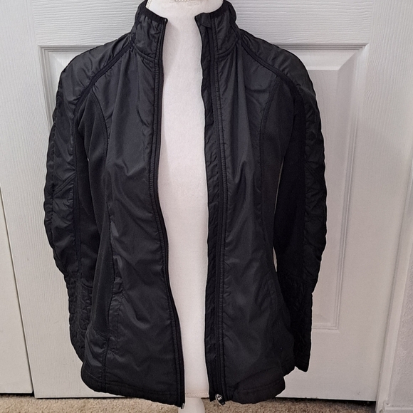 Xersion Dark Grey Athletic Quilted Jacket    Size S - Picture 9 of 10